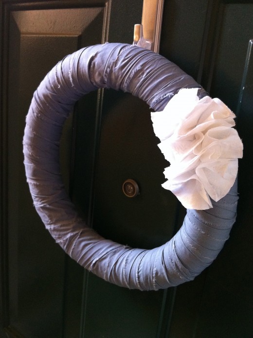 How to make a baby wreath for hospital door