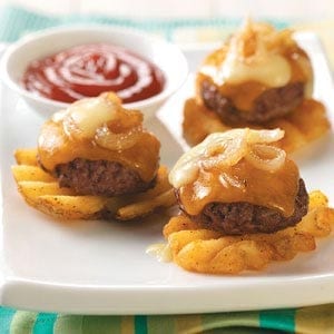 Burger-Potato Bites