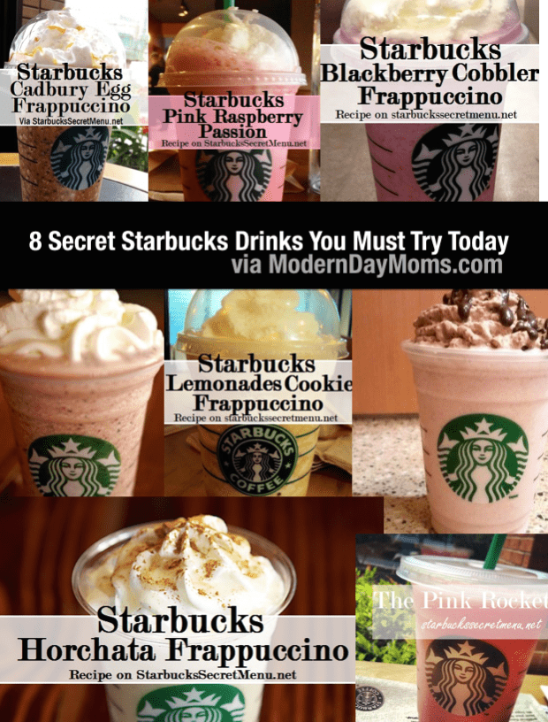 8 Secret Starbucks Drinks You Must Try Today - Modern Day Moms